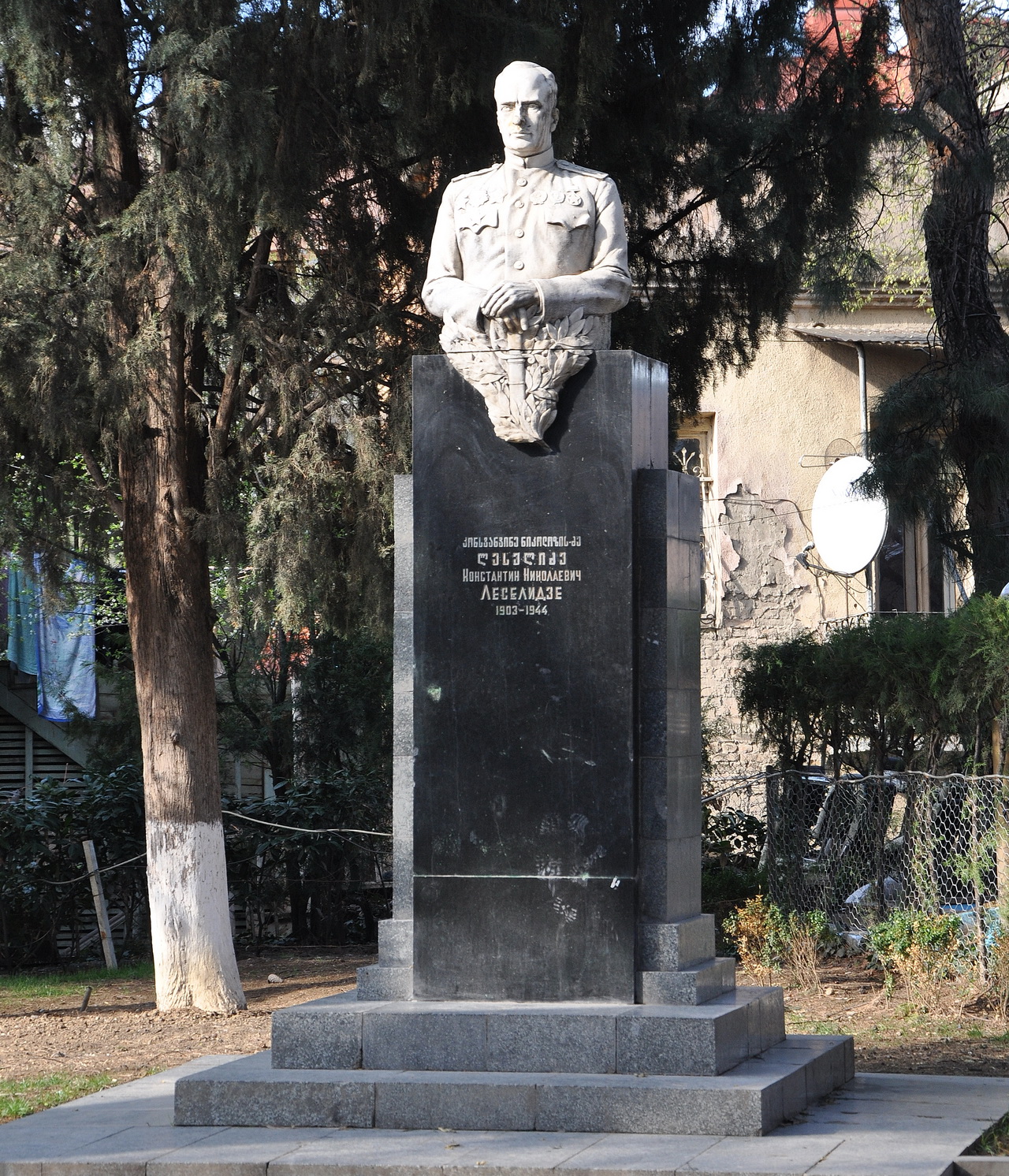 памятник Леселидзе в Тбилиси