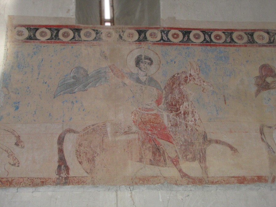 фреска в успенском храме ананури