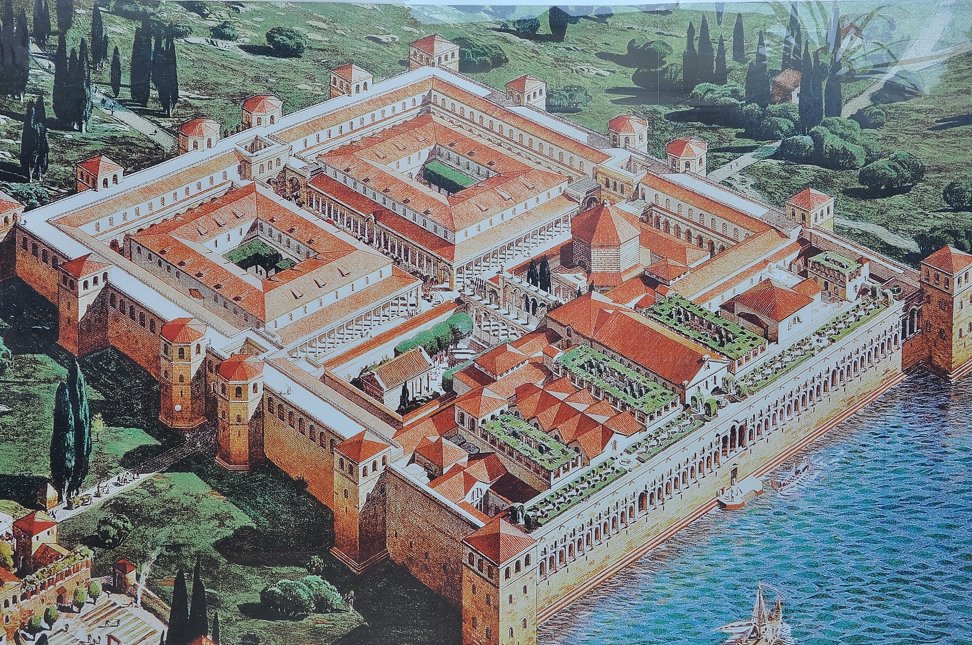 реконструкция дворца Диоклетиана