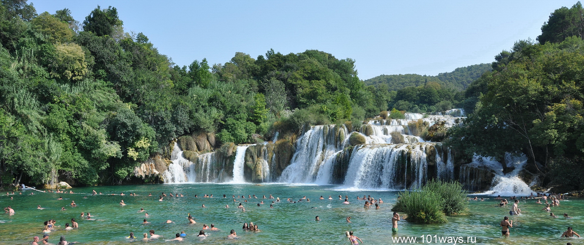 купание Водопад Скрадински бук Хорватия