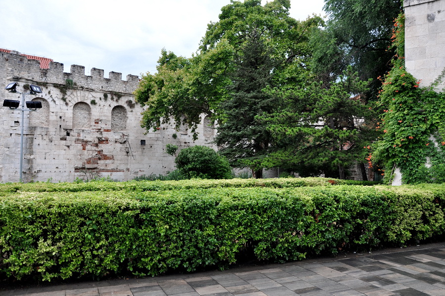 Стена Дворца Диоклитиана Сплит Хорватия