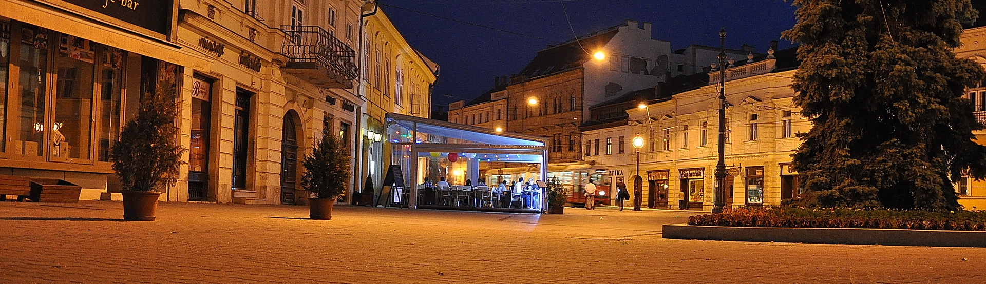 Трамвай на улице Сечени Венгрия Мишкольц