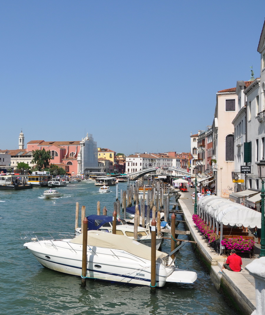 Венеция причал на канале