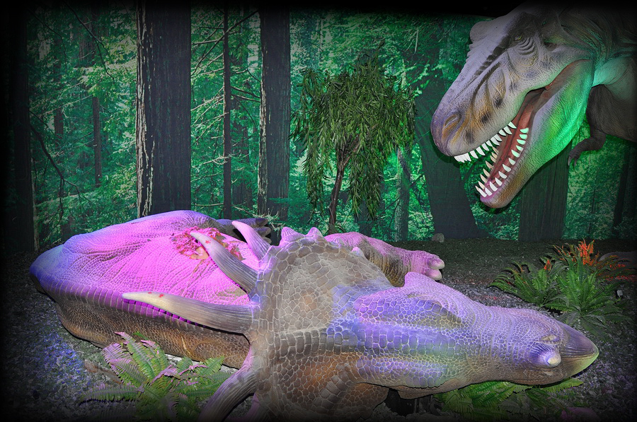 Шоу динозавров в детском мире