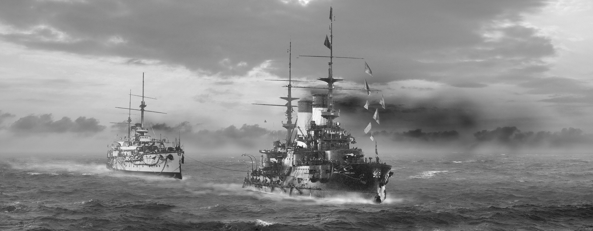 ретро-фото военные корабли
