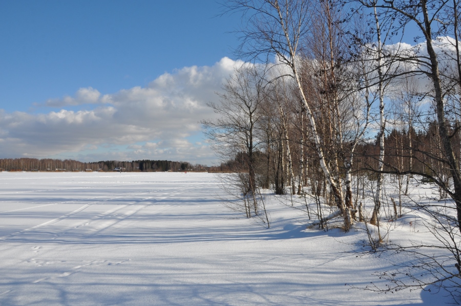 Долгое озеро февраль